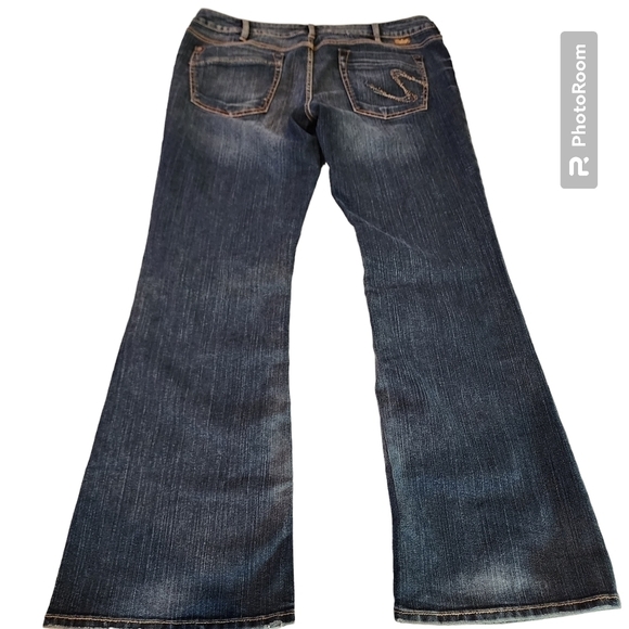 SILVER Jeans "LAEL" bootcut dark wash 36 x 33 - Picture 5 of 11